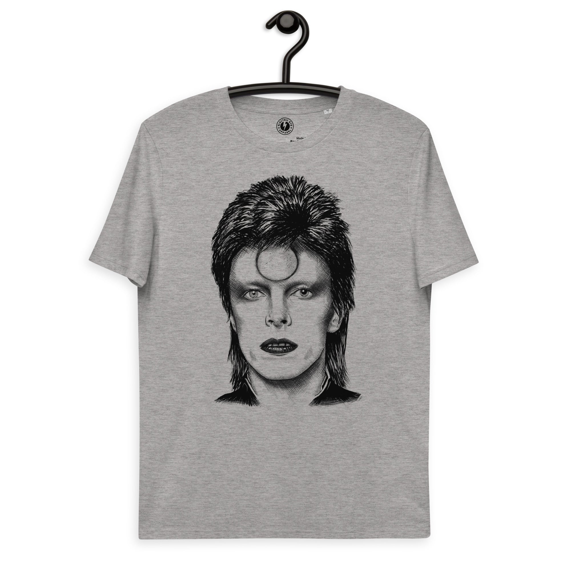 Premium Hand-drawn Pop Art Apparel Ziggy Eye Pri - Illustration Bowie Electric Stardust David